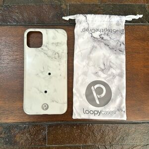 White Marble Loopy Case IPhone 11 Pro Max Case